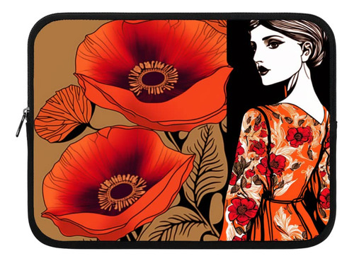 Funda Para iPad Estampado Mujer Tableta Floral Estuche 10 