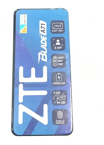 Modulo Zte Blade A71 Original Con Marco A7030