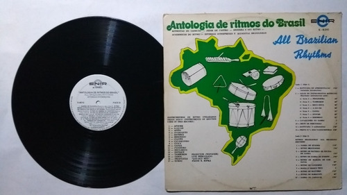 Antologia De Ritmos Do Brasil Lp Samba Batucada Carnaval (Usado)