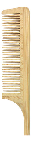2 Peine De Bambú Para Desenredar El Cabello Para Mujeres Y