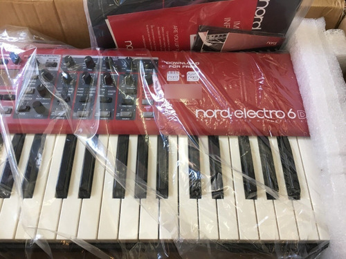 Imagen 2 de 2 de Nord Electro 6d 61 Key Keyboard Piano Drawbars Organ El6d Fe