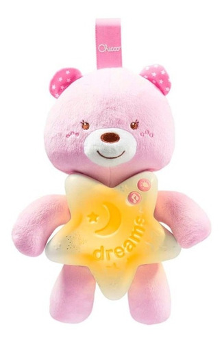 Imagen 1 de 2 de Chicco Luz De Noche Goodnight Bear Pink 91561 Ch