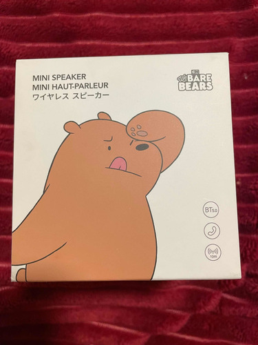 Mini Parlante Infantil Osos We Bare Bears