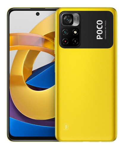 Imagen 1 de 2 de Celular Xiaomi Poco M4 Pro 5g 128gb 6gb Amarillo