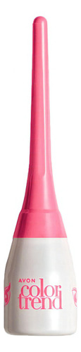 Delineador líquido Color Trend Avon-3ml Cyber Pink con efecto mate