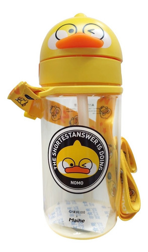 Termo De Plástico Para Agua Diseño De Patos Amarillo