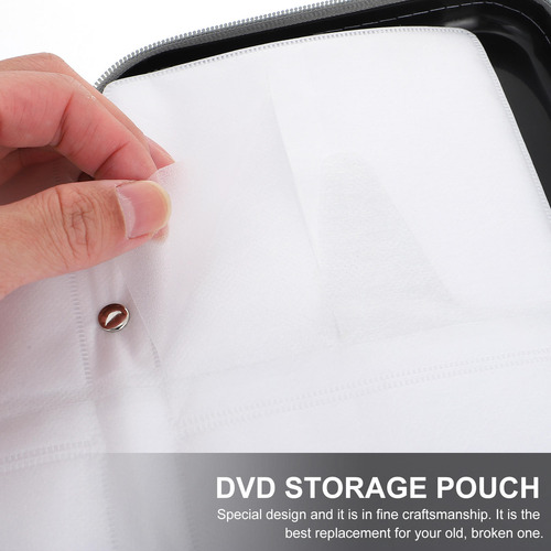 Estuche Grande Para Cd, Bolsa De Almacenamiento De Cd Y Dvd