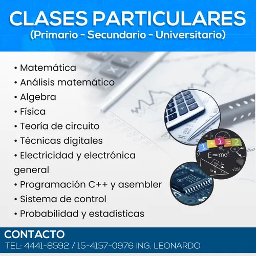 Clases Particulares De Electricidad, Electronica