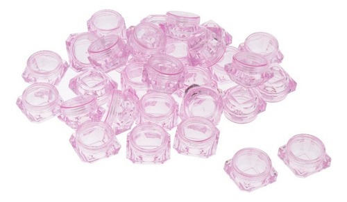 30 Unids Mini Envase Cosmético Botella De Plástico De