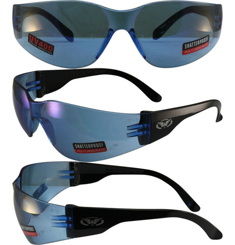 Gafas Para Motociclista Global Vision  Rider Color Azul