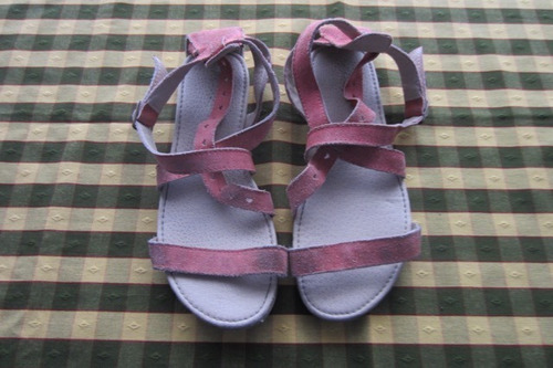 Sandalias De Gamuza, Color Rosa, Para Nena, Marca Cheeky!!, 