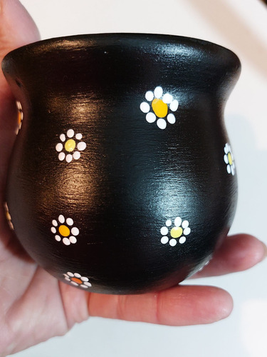 Mates De Ceramica Pintados A Mano.ideal Regalo Para Mamá !!