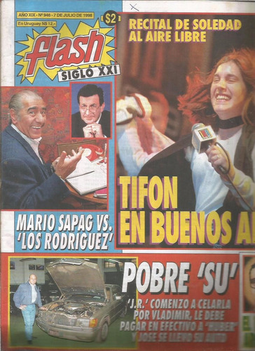 Revista / Flash Xxi / Nº 946 / Año 1998 / Roxy Y Panigassi