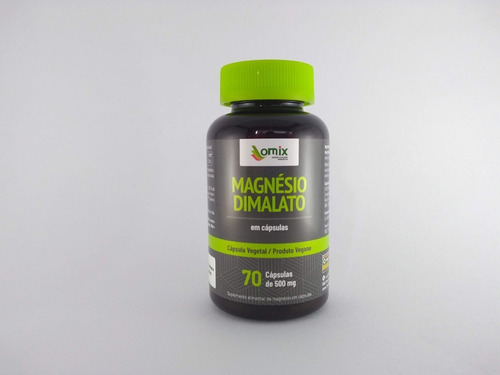 Magnésio Dimalato - 70 Cápsulas - Omix