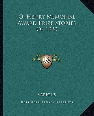 Libro O. Henry Memorial Award Prize Stories Of 1920 - Var...