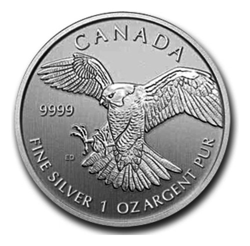 Moneda Canadiense 2014 Aguila/hoja De Arce 1oz Plata Pura 