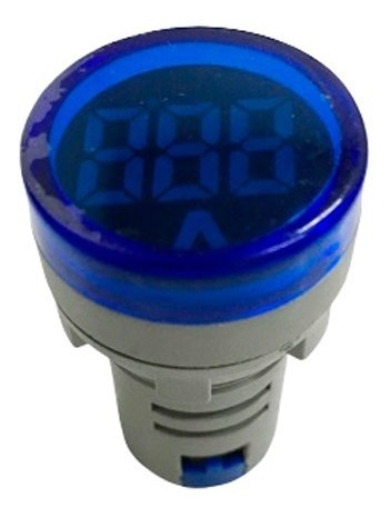 Imagen 3 de 9 de Voltimetro Digital Azul Ojo De Buey Baw