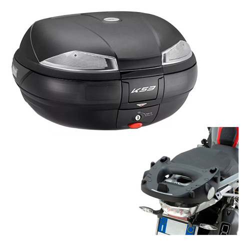 Baul Trasero 53 Ltrs Con Soporte Para Bmw R 1200 Gs Lc