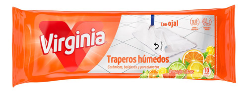 Virginia Traperos Pisos Naranja Citrus Virgnia 10u