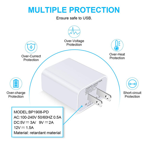 Usb C Cargador Rápido Para Google Pixel 7 7 Pro 6 6 Pro 6a 5