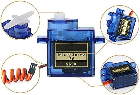 4 Piezas Sg90 9g Micro Servos Para Rc Robot Helicóptero Avió