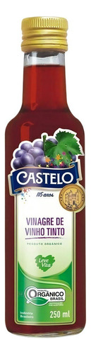Vinagre de Vinho Tinto Orgânico Castelo 250ml