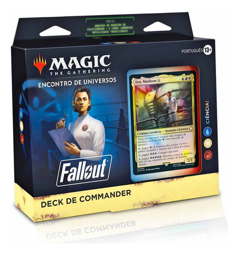 Magic Fallout Commander Deck - Science! - Inglês