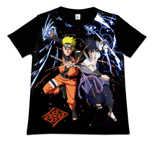 Franela Camisa Niño Naruto Y Sasuke