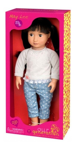 Muñeca Our Generation May Lee Tipo American Girl Pr