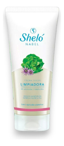 Crema Facial Limpiadora Piel Grasa Lechuga Y Pasiflora Sheló