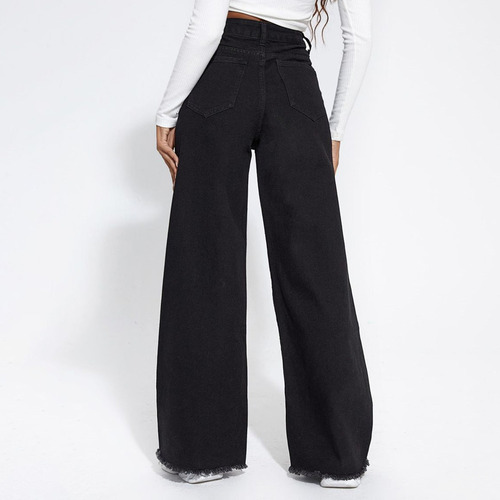 Pantalones Anchos Transpirables De Cintura Alta Con Todas La