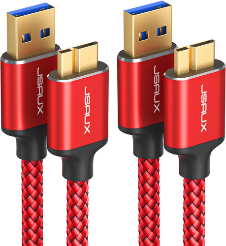 Cable Jsaux Usb 3.0 A Micro B Mallado Calidad Excelente