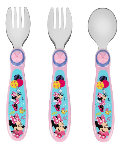 Cubiertos Infantil Disney Minnie The First Year 3pz