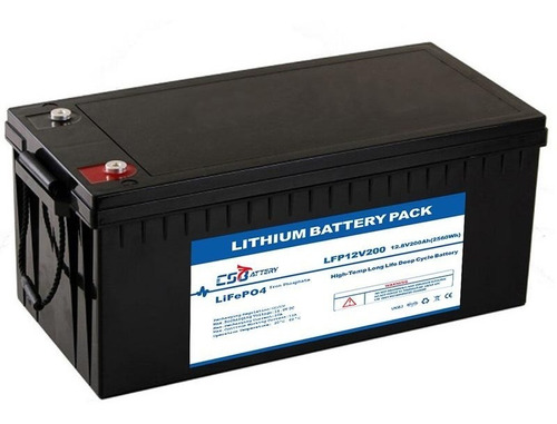 Imagen 1 de 3 de Bateria Solar Litio Lifepo4 200ah 12v Lithium 3.500 Ciclos
