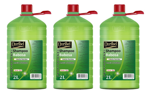 Shampoo Ouribel 2000ml Babosa - Kit C/3un