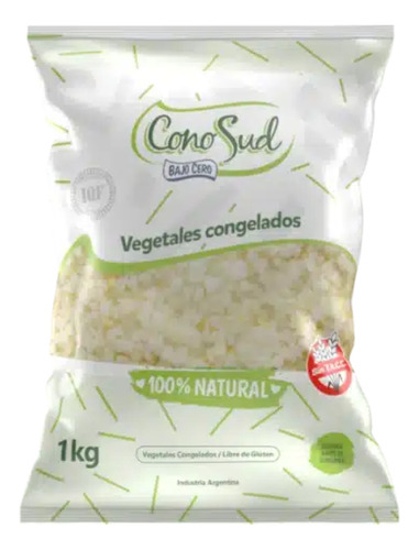 Conosud - Cebolla En Cubos Congelada Iqf - Caja 5u X 1kg