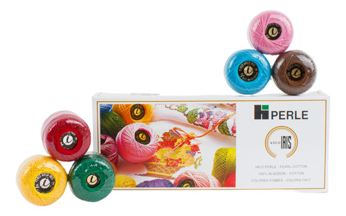 Caja Perlé Arco Iris Art.350 (caja Con 10 Bolas De 10gr C/u) 495