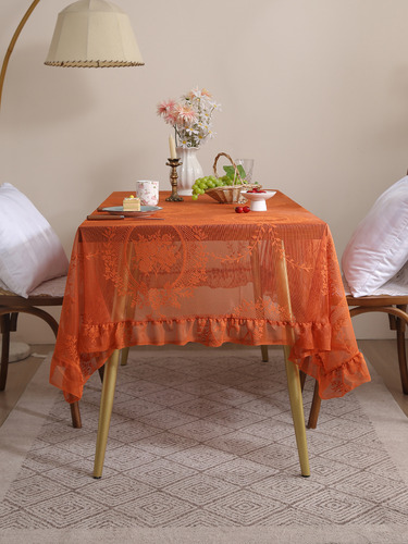 Mantel Rectangular De Encaje, Mantel Para Bodas, Cocina, Din