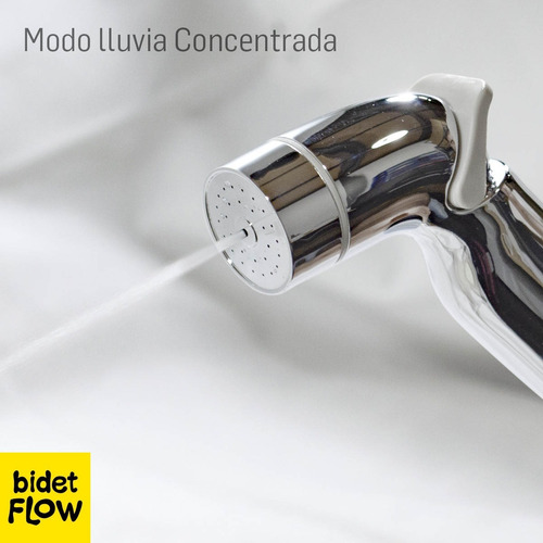 Imagen 6 de 9 de Duchador Gatillo Bidet Manual Corte P/ Inodoro Doble Lluvia
