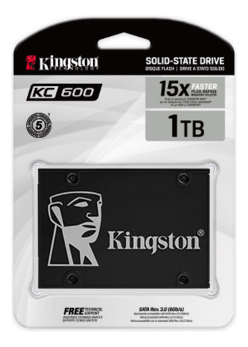 Disco Duro Kingston Ssd 1tb Kc600 Sata Rev 3.0