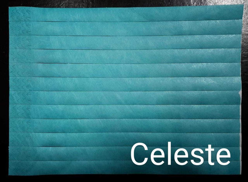 Imagen 6 de 10 de Pulseras De Papel Tyvek Personalizadas Para Eventos