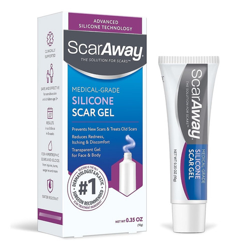 Gel De Silicona Scaraway De 10gr Para Eliminar Cicatrices Ct