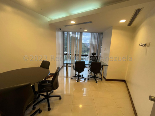 Oficina Comercial ( Amoblada / Remodelada ) Venta Chuao ( Centro Profesional Eurobuilding ) Mls - 24-7532