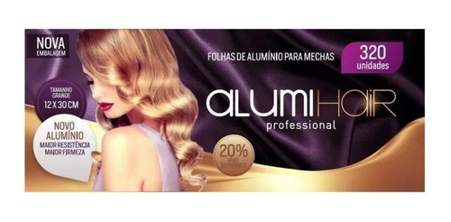 Imagem 2 de 3 de Papel Alumínio Mechas Alumi Hair 12x30 320 Unids - Original