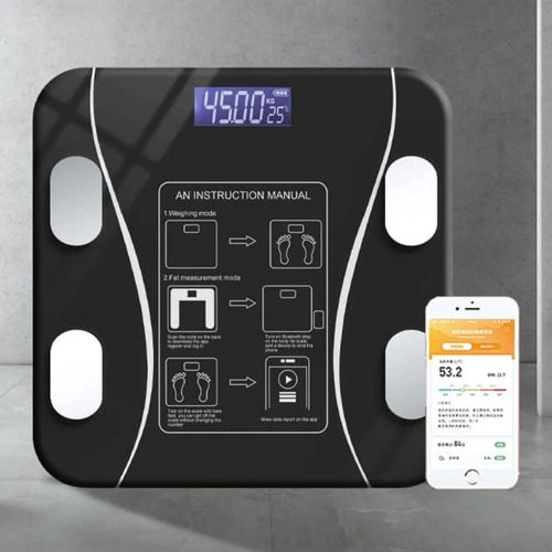 Balanza Bascula Pesa Digital Bluetooth Inteligente Smart