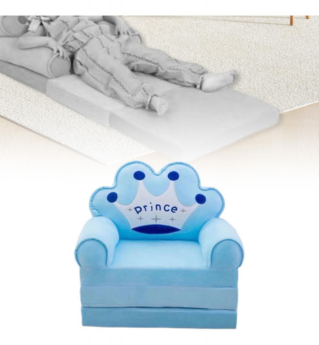 Sillón Plegable Para Niños, Silla Plegable Para Azul