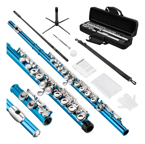 Pogolab Flautas Con Agujero Cerrado C 16 Teclas, Instrumento