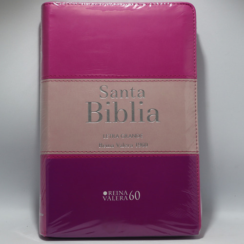 Biblia Rvr60 Tamaño Manual Letra Grande Fucsia-rosa-fucsia