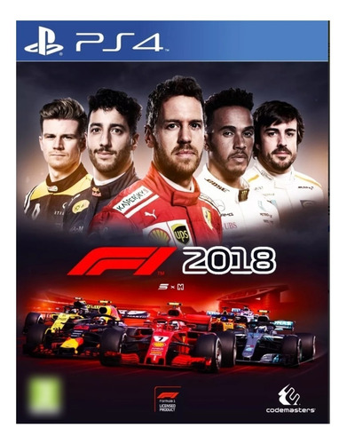 F1 2018  Standard Edition Codemasters PS4 Digital