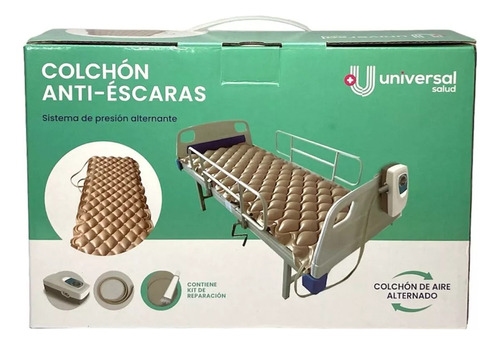 Colchón Antiescaras + Kit Reparación Resistente 150 Kilos